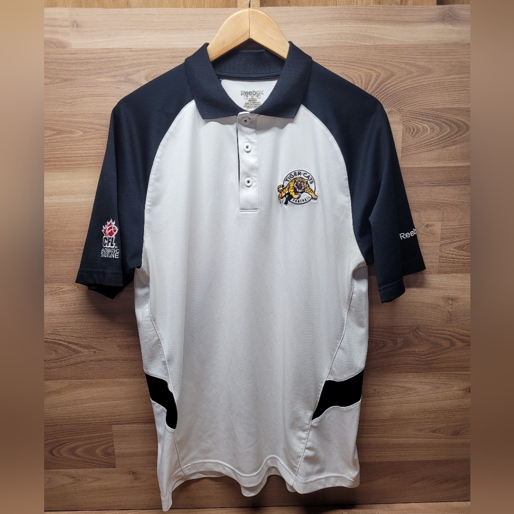 Hamilton Tiger Cats Cfl Authentic Sideline Polo.